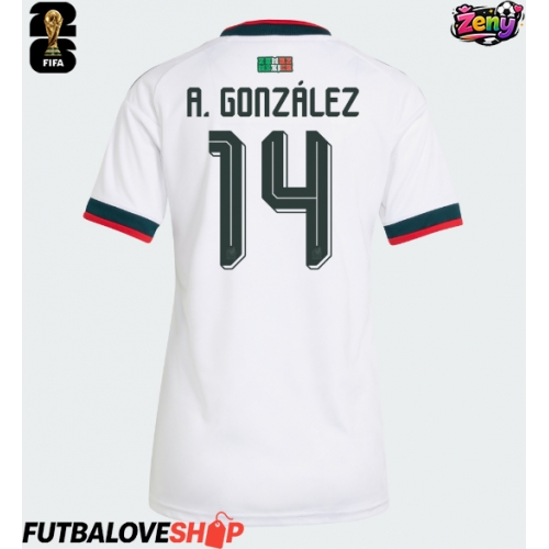 Dres Mexiko Armando Gonzalez #14 Preč pre Ženy MS 2026 Krátky Rukáv